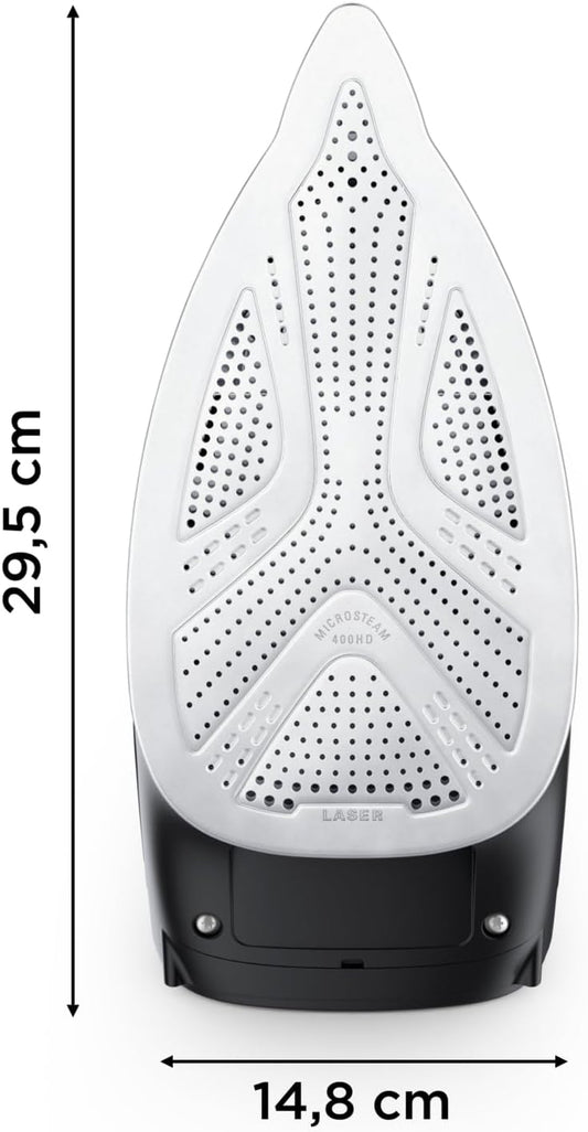 Rowenta Focus Excel Ferro da stiro a vapore, potente distribuzione del vapore, punta ad alta precisione, facile e sicuro, stiratura super veloce, risparmio energetico, DW5310D1