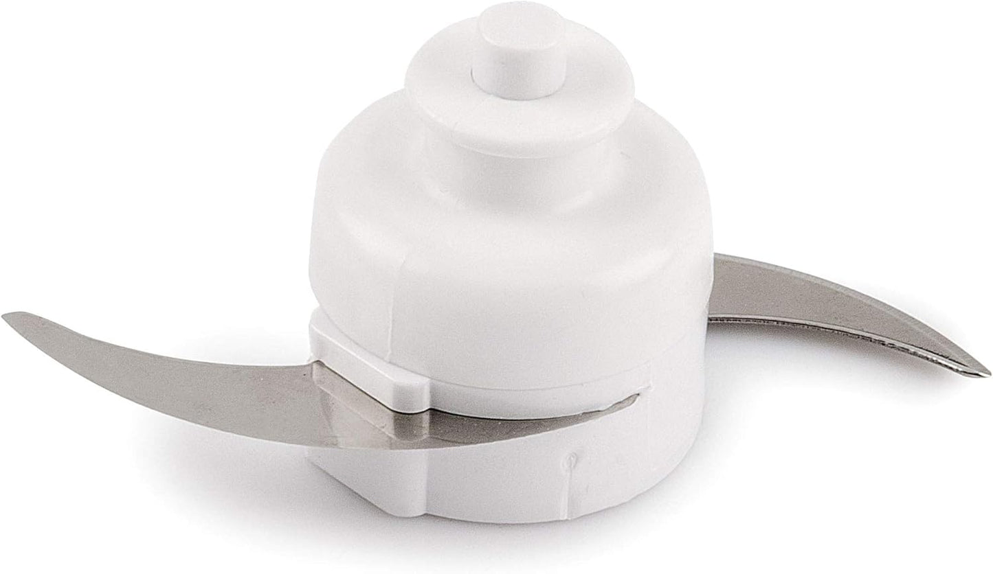 G3 Ferrari G20006 Realmix 7 Tritatutto, 700 W, Capacità 500 cc, Funzionamento Pulse, Lame INOX, Tasto bloccaggio lame, Facile da pulire, Bianco