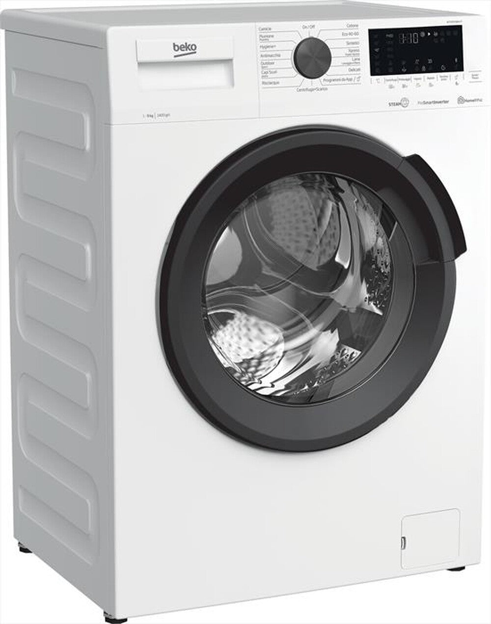 Lavatrice 9 Kg Beko WTX91436AI-IT, Classe B, 1400 giri, Vapore