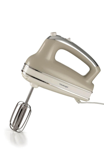 Ariete 1548 Sbattitore Vintage, 450W, 5 velocità, Funzione turbo, 2 fruste, Verde