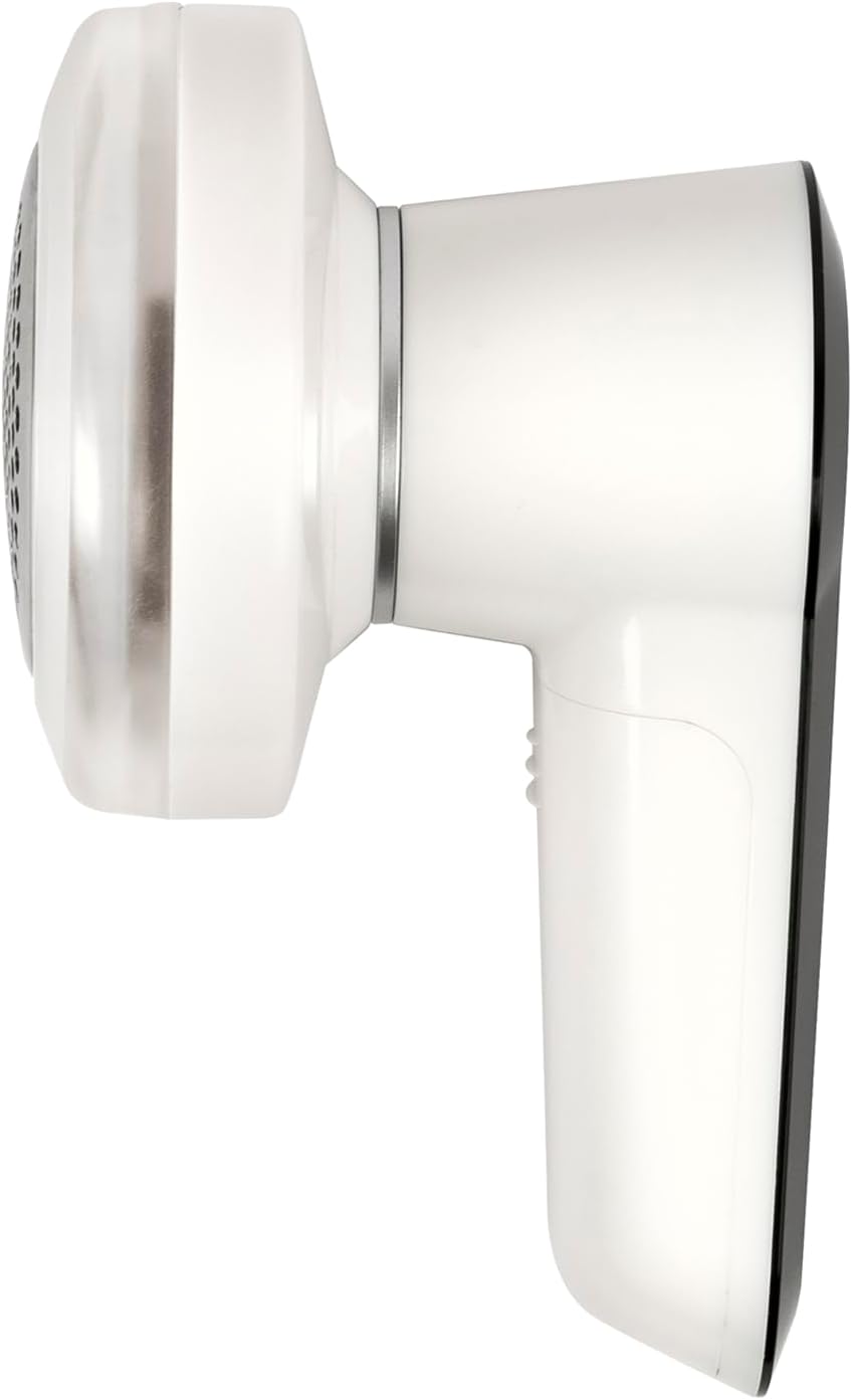 G3 Ferrari G40022 Levapelucchi "Pillo", Griglia 50mm, 3 Lame INOX con Dispositivo di Sicurezza, Facile da svuotare, Bianco