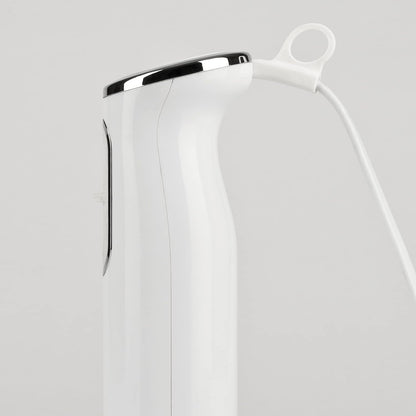 G3 Ferrari G20141 EasyMix Mixer a Immersione, 400 W, Motore DC, Lame INOX, 2 Velocità, Fusto smontabile, Impugnatura ergonomica, Bianco