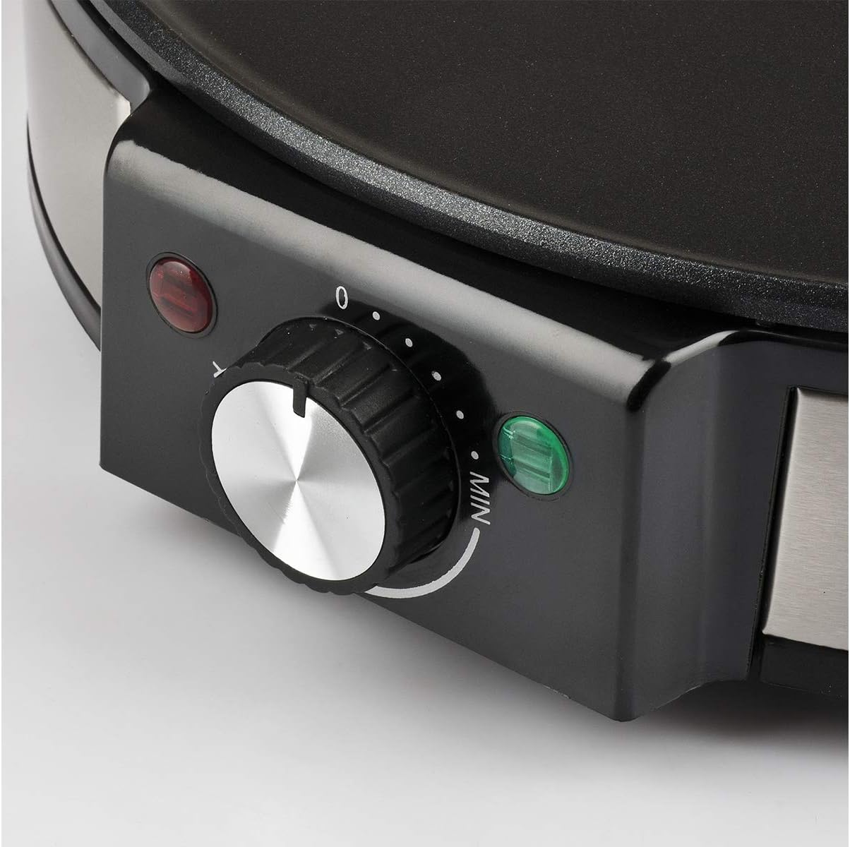 G3 Ferrari G10098 Profi- Crepe Crepiera Elettrica 1200W, Piastra da 30 cm in Inox, Rivestimento Antiaderente, Temperatura Regolabile, Spatola e Paletta in Legno Incluse