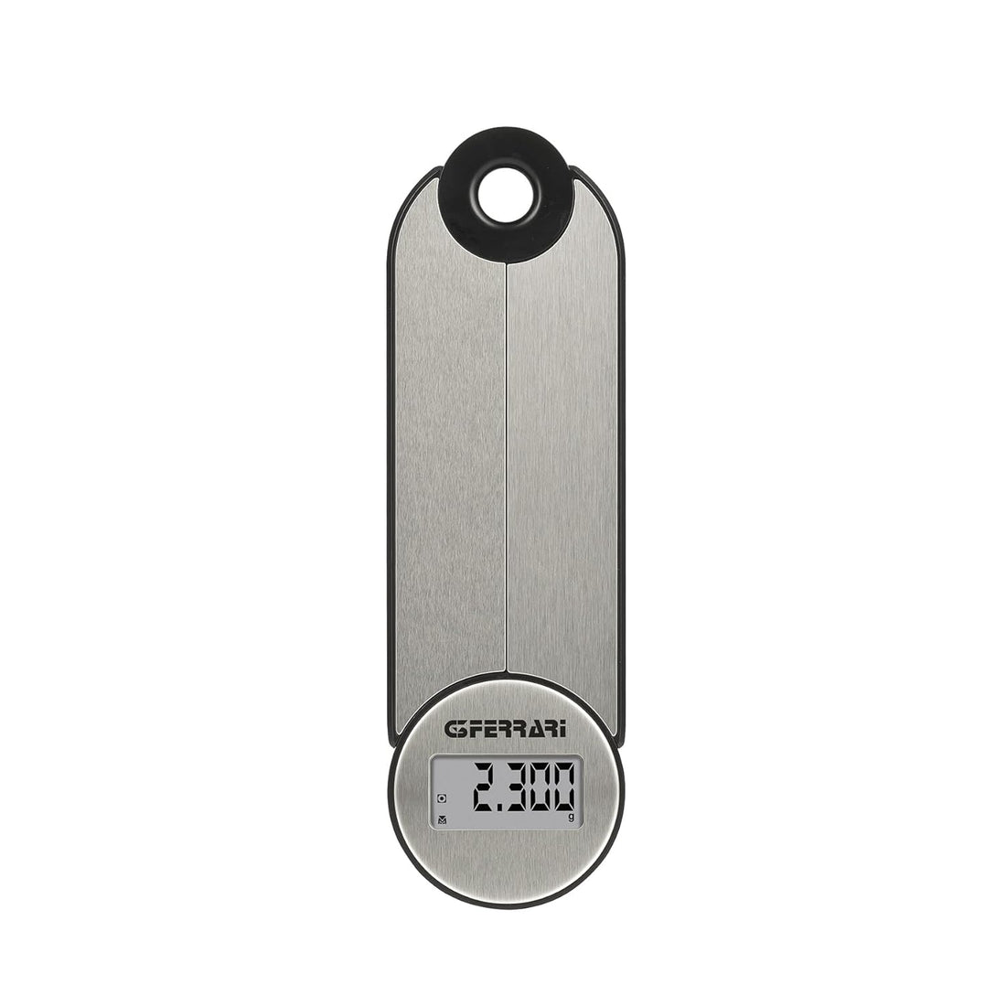 G3 Ferrari G20171 Vittoria Bilancia da Cucina Digitale, Piatto INOX, Alta precisione, Funzione Tare, Pieghevole, Salva Spazio, Grigio