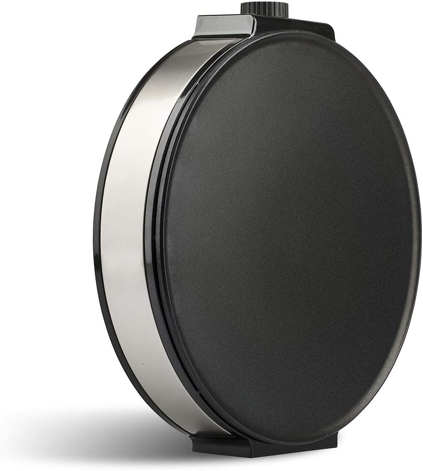 G3 Ferrari G10098 Profi- Crepe Crepiera Elettrica 1200W, Piastra da 30 cm in Inox, Rivestimento Antiaderente, Temperatura Regolabile, Spatola e Paletta in Legno Incluse