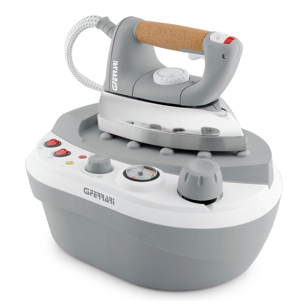 G3 Ferrari G40019 Getto-VAP Sistema Stirante Professionale, 2000 W, Serbatoio 700cc, 3 Bar pressione, Termostato regolabile, Accensione separata ferro/caldaia, Blu/Bianco