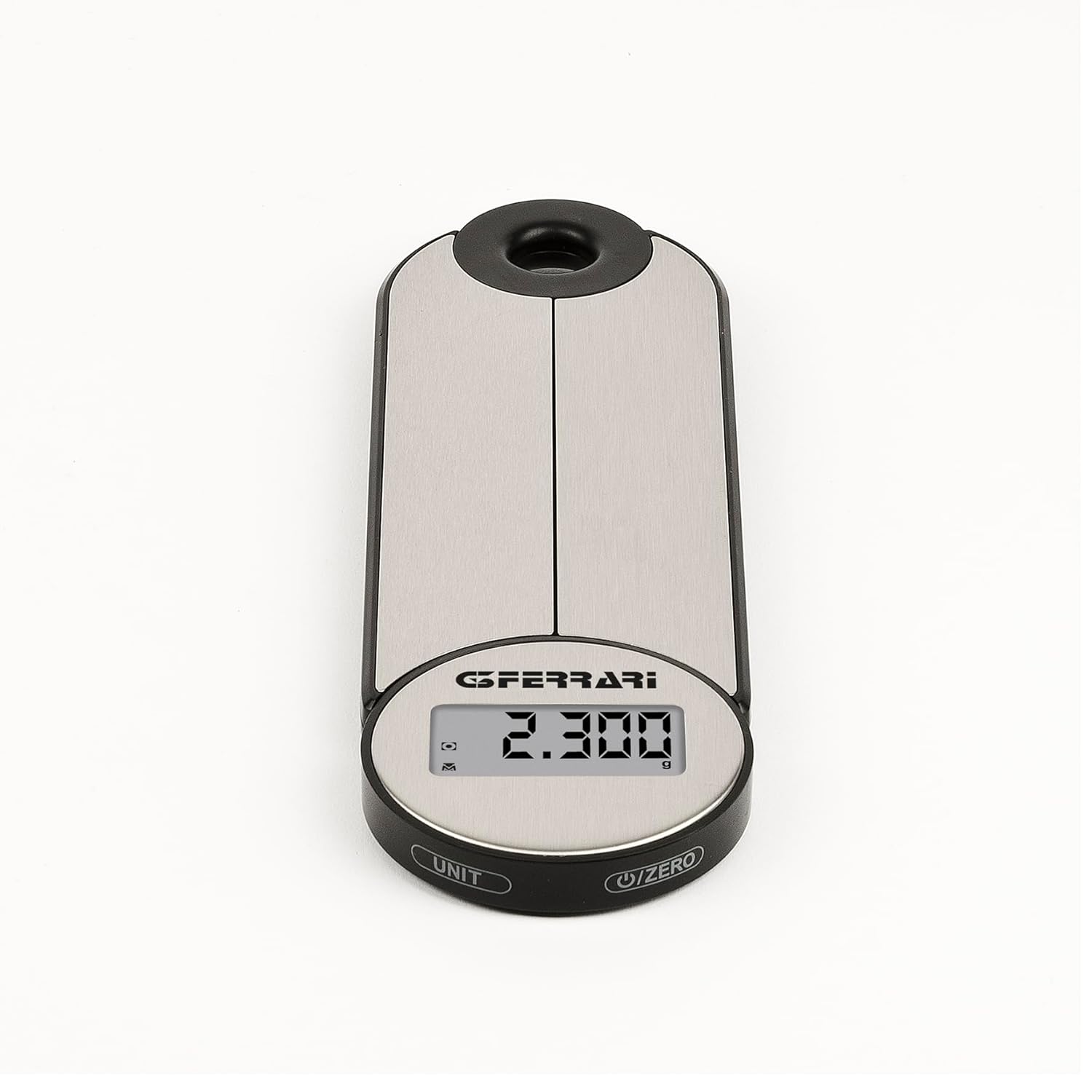 G3 Ferrari G20171 Vittoria Bilancia da Cucina Digitale, Piatto INOX, Alta precisione, Funzione Tare, Pieghevole, Salva Spazio, Grigio