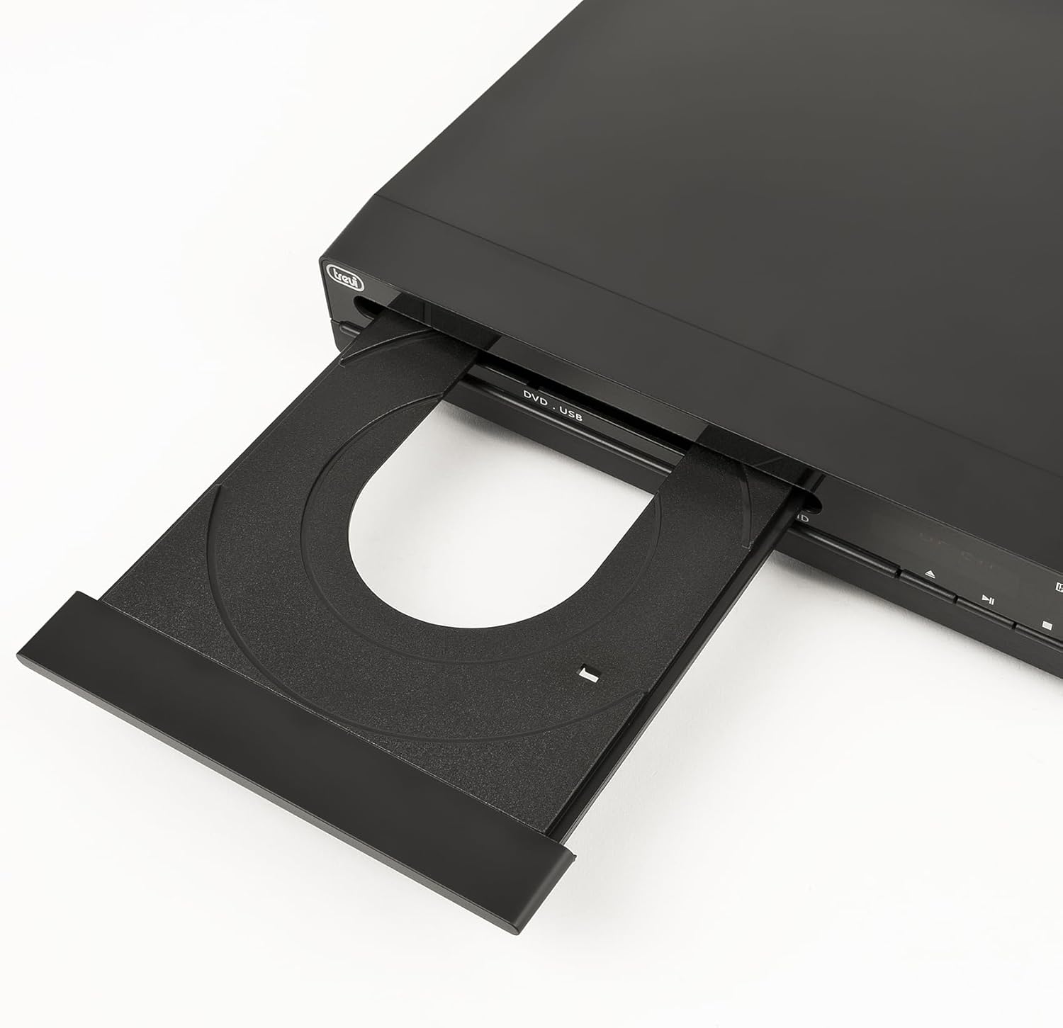 Trevi DVMI 3580 HD Mini Lettore DVD con HDMI e USB, Facile da Utilizzare, Telecomando Incluso e Design Salvaspazio