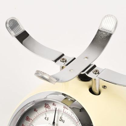 G3 Ferrari G20003 Bilancia Meccanica da Cucina "Aska", 25 g / 5 kg, Metallo, Panna