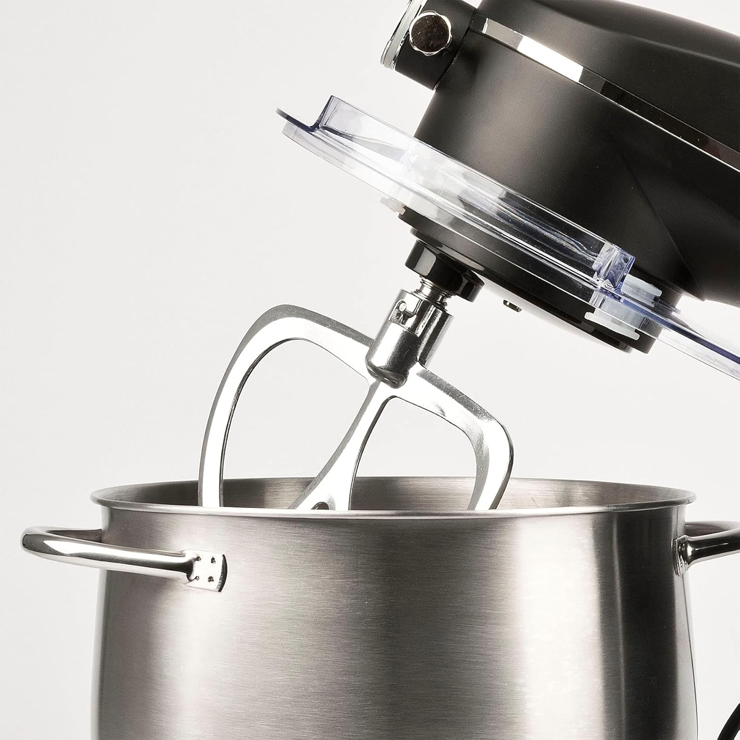 G3 Ferrari G20137 Pastaio Elegance Impastatrice Planetaria a Presa Diretta, 2300 W Max, 8 Litri, Corpo in metallo, 10 Velocità, Display touch screen, Contenitore 8L in Acciaio Inox, Accessori inclusi