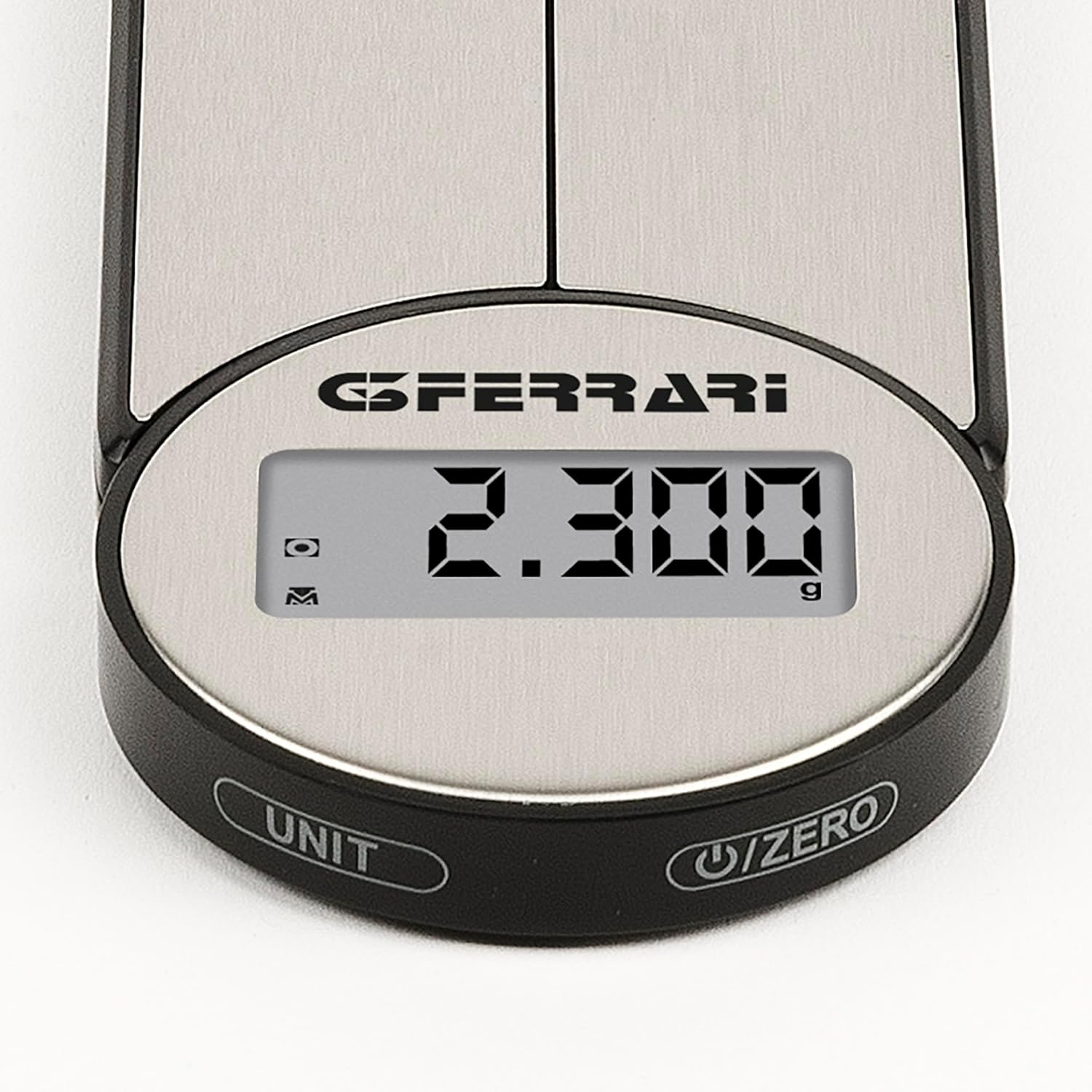 G3 Ferrari G20171 Vittoria Bilancia da Cucina Digitale, Piatto INOX, Alta precisione, Funzione Tare, Pieghevole, Salva Spazio, Grigio
