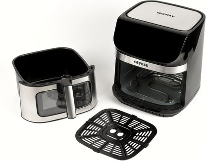 G3 Ferrari G10215 Friggisano Star Friggitrice ad Aria 9 Litri, 2200 W, 12 programmi, Display digitale, Temperatura 80° - 200°C, Timer 60 min, Doppia resistenza, Ricettario incluso