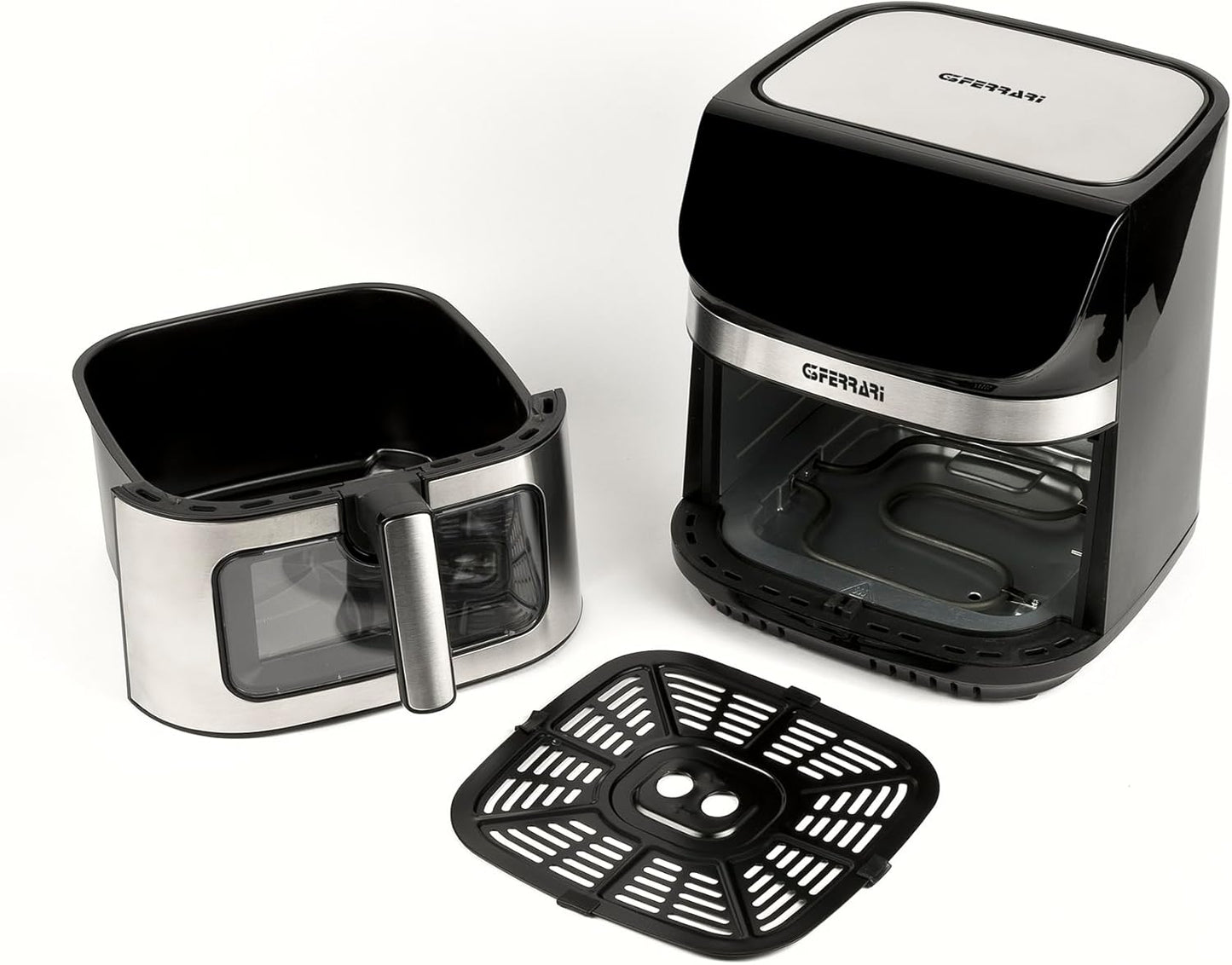 G3 Ferrari G10215 Friggisano Star Friggitrice ad Aria 9 Litri, 2200 W, 12 programmi, Display digitale, Temperatura 80° - 200°C, Timer 60 min, Doppia resistenza, Ricettario incluso
