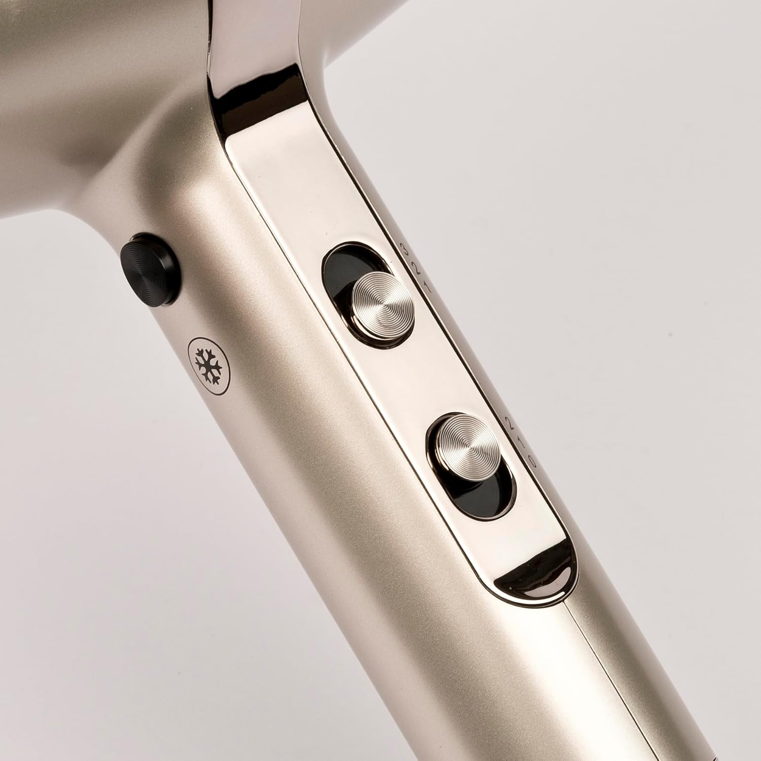 G3 Ferrari G30059 Phon Prtofessionale "Texta Gold" Motor AC, 2 Velocità, 3 Temperature, Funzione Ioni, Getto d'aria Fredda, Diffusore, 2200W, Gold