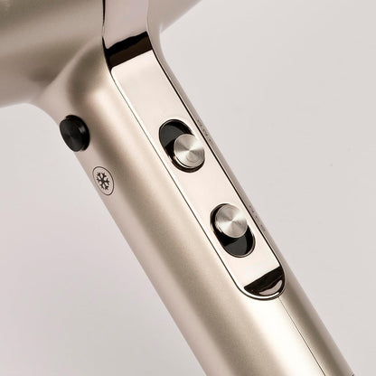 G3 Ferrari G30059 Phon Prtofessionale "Texta Gold" Motor AC, 2 Velocità, 3 Temperature, Funzione Ioni, Getto d'aria Fredda, Diffusore, 2200W, Gold