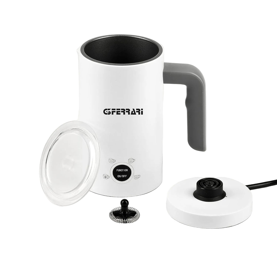 G3 Ferrari G10173 Montalatte Montante, 500 Watt, 300 ml, 4 Funzioni, Bianco