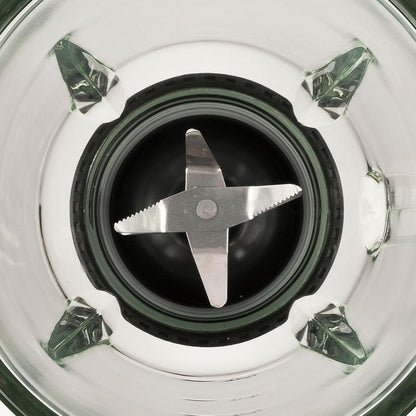 G3 Ferrari G20165 Frullatore "Turbine", 1,5 Litri, 1300 W, Bicchiere in Vetro, 6 Lame, Velocità Variabile, Pulse, Corpo INOX