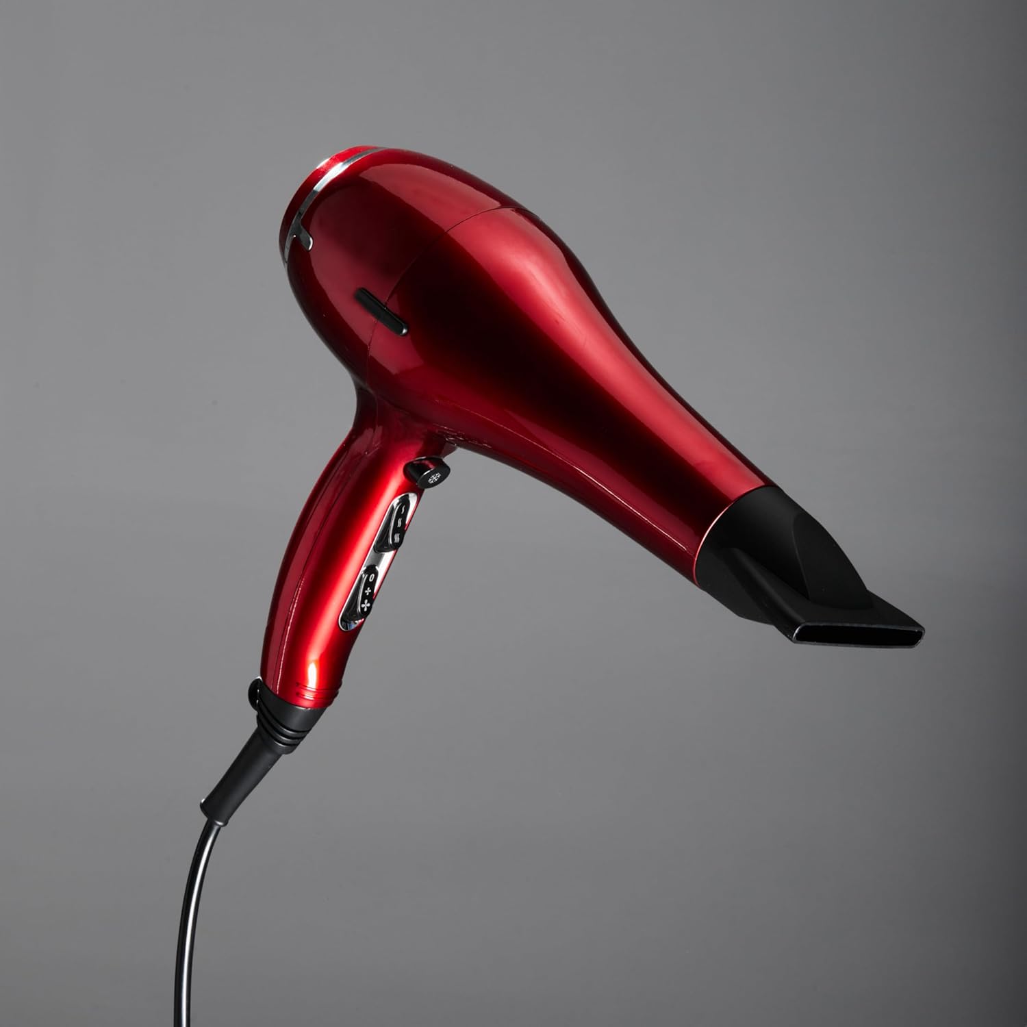 G3 Ferrari G30034 Texta Star Asciugacapelli, 2100W, Motore professionale AC, 2 Velocità, 3 Temperature, Cool Shot, Diffusore, Rosso