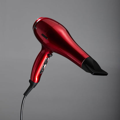 G3 Ferrari G30034 Texta Star Asciugacapelli, 2100W, Motore professionale AC, 2 Velocità, 3 Temperature, Cool Shot, Diffusore, Rosso