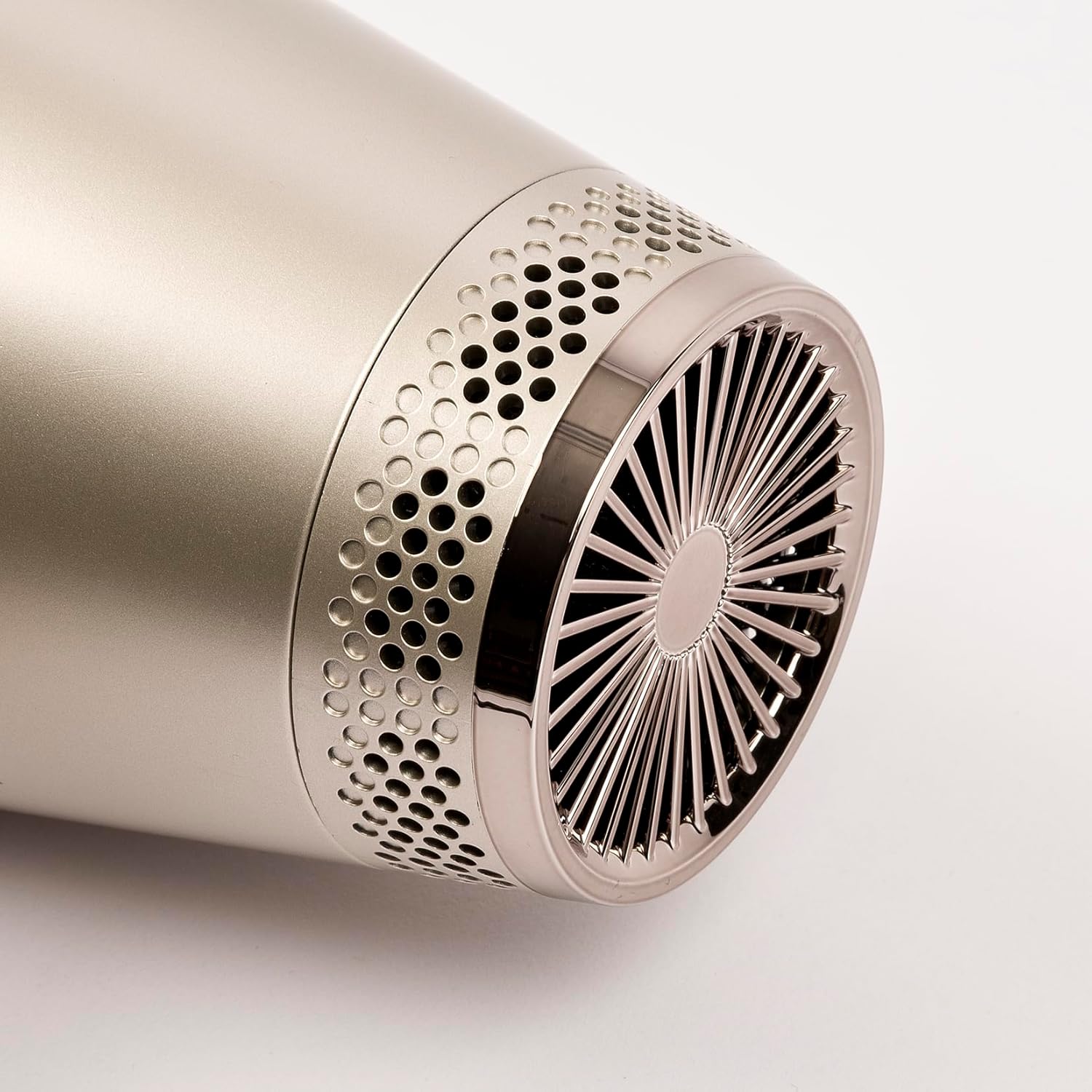 G3 Ferrari G30059 Phon Prtofessionale "Texta Gold" Motor AC, 2 Velocità, 3 Temperature, Funzione Ioni, Getto d'aria Fredda, Diffusore, 2200W, Gold