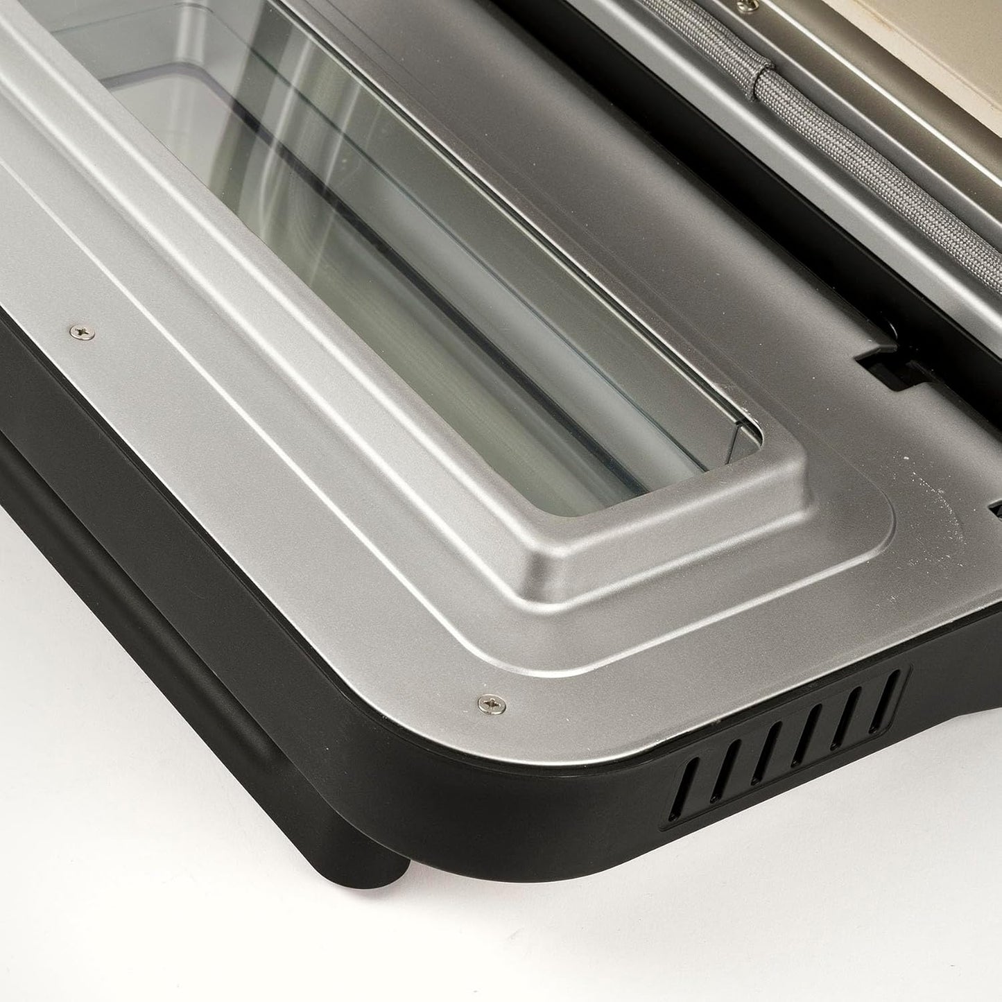 G3 Ferrari G10204 Pizza Pro 2 Minuti, 1700 W, Raggiunge fino 450°C, Pareti fredde,Cottura in 2 minuti, Display digitale con 6 programmi, Pietra refrattaria, Accessori e ricettario inclusi, Grigio/Inox