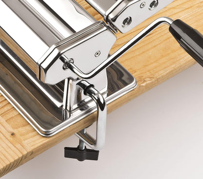 G3 Ferrari G20124 Sfoglia easy Macchina per la Pasta, Acciaio Inox, Rulli 18 Cm in Alluminio, Manuale