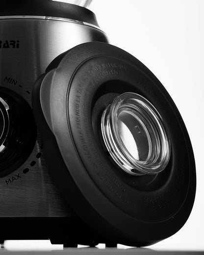 G3 Ferrari G20165 Frullatore "Turbine", 1,5 Litri, 1300 W, Bicchiere in Vetro, 6 Lame, Velocità Variabile, Pulse, Corpo INOX