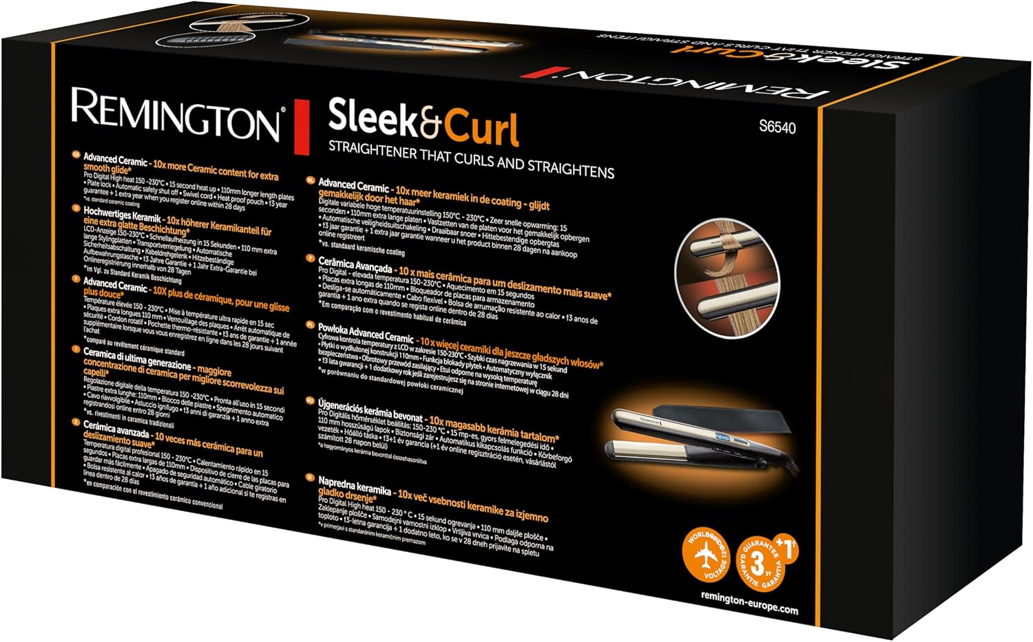 Piastra Remington S6500