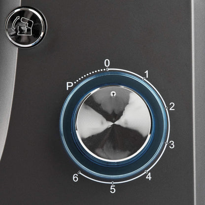 G3 Ferrari G20113 Impastatrice Planetaria con Tirapasta Pastaio 10&Lode, 2200 W (MAX), 10 Litri, Contenitore Inox, 6 velocità + Pulse, Nero/Acciaio