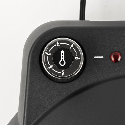 G3 Ferrari G10199 Forno Pizza "Pummarola", Fino a 420 °C, 1200W, 2 Pietre Refrattarie, Pareti fredde, Palette INOX, Ricettario incluso, Visore temperatura, Chiusura ammortizzata, Nero opaco