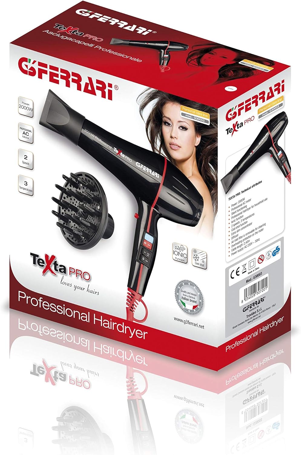 G3 Ferrari Phon 2000W Professionale Ioni G30003