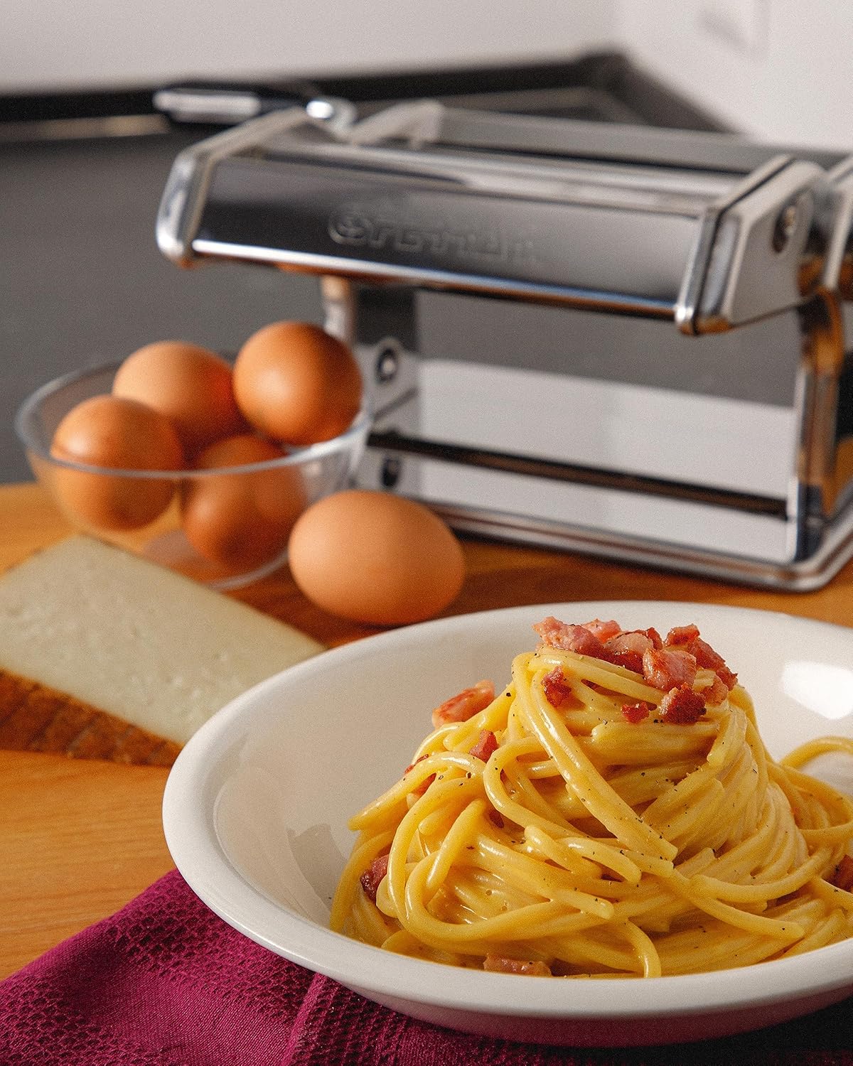 G3 Ferrari G20124 Sfoglia easy Macchina per la Pasta, Acciaio Inox, Rulli 18 Cm in Alluminio, Manuale