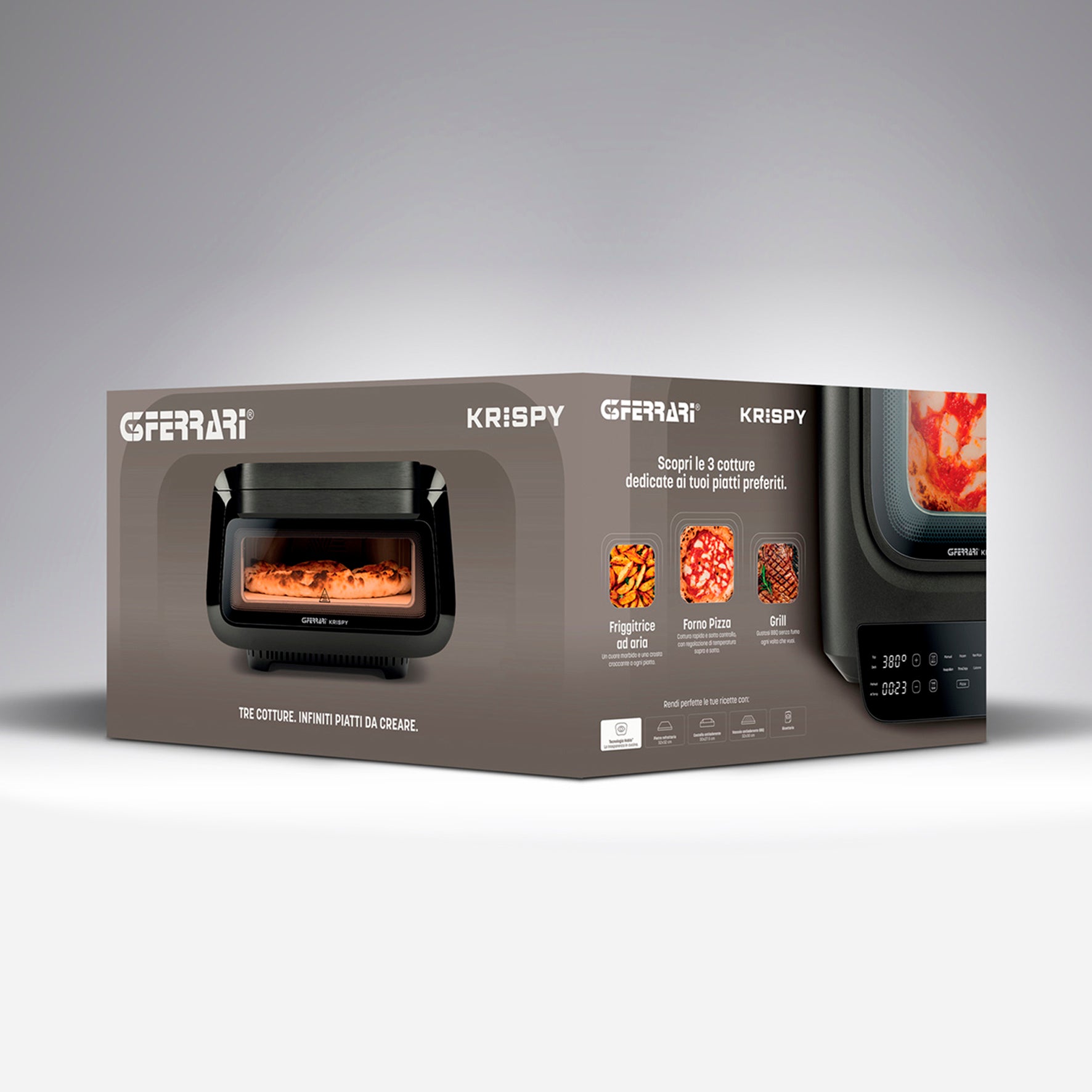 Forno Pizza e Friggitrice ad Aria G3 Ferrari Krispy G10225 3 in 1 – Offerta Online
